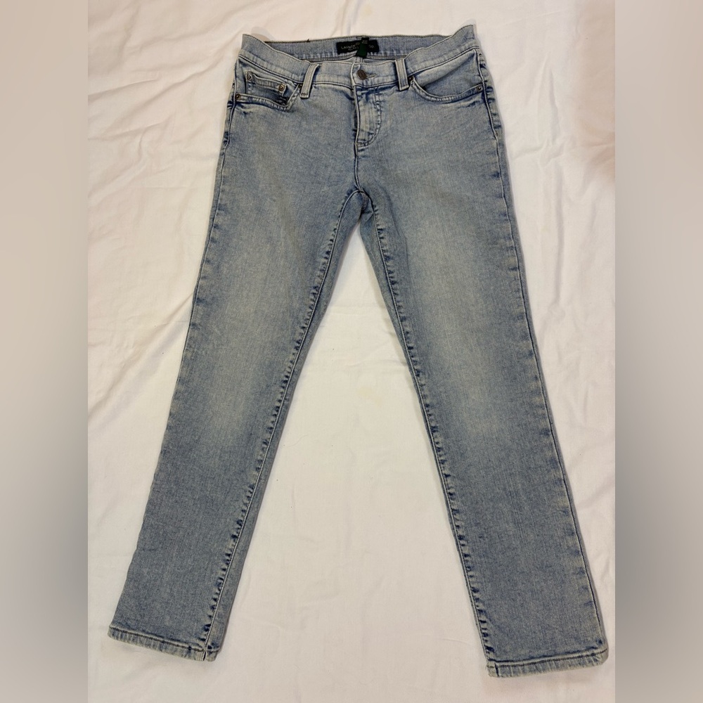 Ralph Lauren Light Wash Jeans- Size 4 - Picture 3 of 8